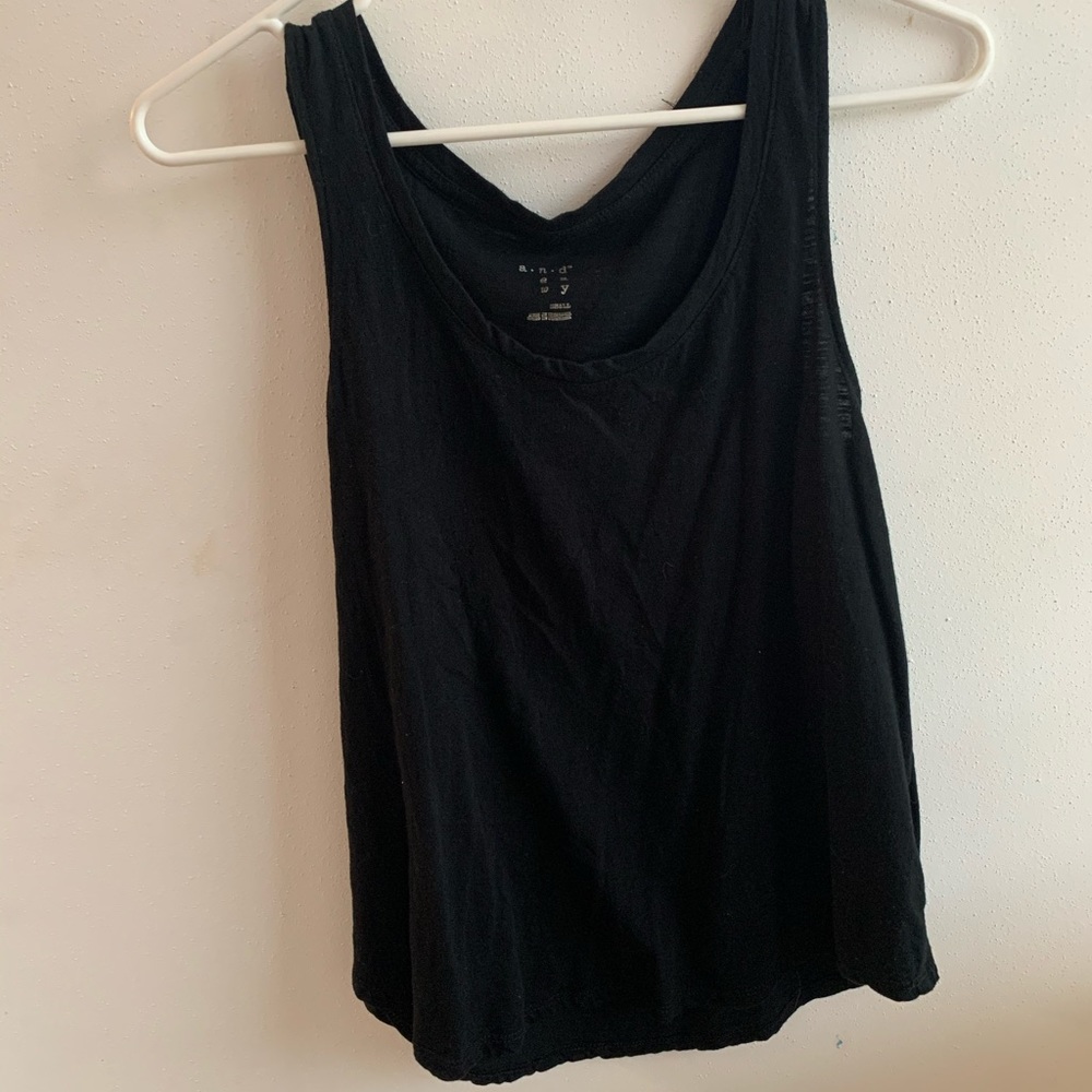 A • new • day black tank